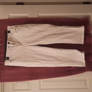Nine West Chrystie Capri white pants size 12
